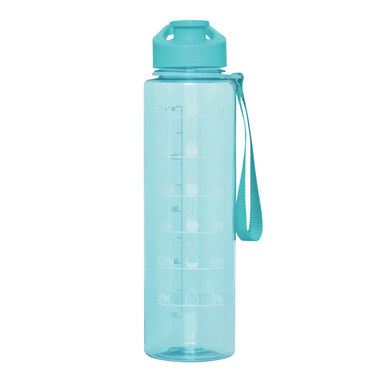 Спортивная бутылка для воды AQUA LEVEL голубой - 56-0603188- Фото №2
