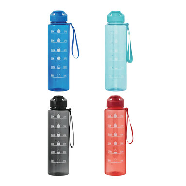 Спортивная бутылка для воды AQUA LEVEL красный - 56-0603199- Фото №9