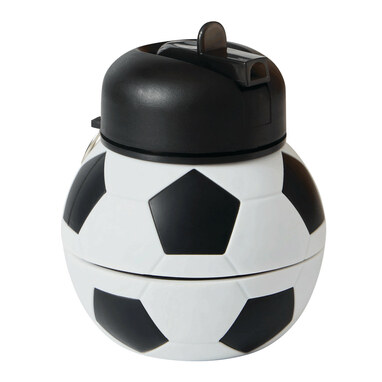Складная бутылка SOCCERMATE черный - 56-0603210- Фото №1