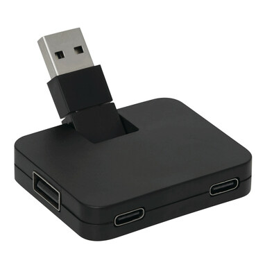USB-хаб HUBI чорний - 56-1107412- Фото №1 USB-хаб HUBI чорний - 56-1107412- Фото №1