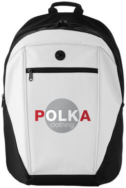 Рюкзак Ozark, колір білий, суцільний чорний - 11980500- Фото №3