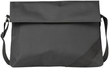 Курьерская сумка Horizon, цвет сплошной черный - 11981200- Фото №4