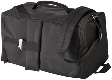 Дорожная сумка-рюкзак Horizon, цвет сплошной черный - 11981600- Фото №5
