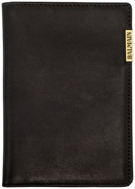 Бумажник для паспорта, цвет сплошной черный - 11983100- Фото №3