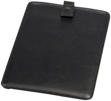 Кожаный миничехол для планшета, цвет сплошной черный - 11984600- Фото №4