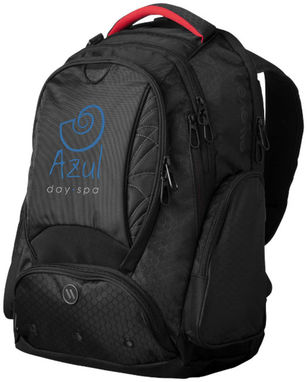 Рюкзак Vapor для ноутбука , колір суцільний чорний - 11988500- Фото №2