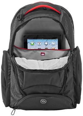 Рюкзак Vapor для ноутбука , колір суцільний чорний - 11988500- Фото №3