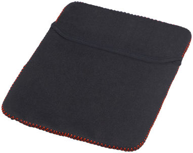 Двухсторонний чехол для планшета Zigzag, цвет сплошной черный, красный - 11989000- Фото №5