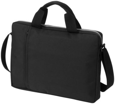 Конференц-сумка Tulsa для ноутбука , цвет сплошной черный - 11990900- Фото №1