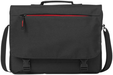 Конференц-сумка Boston для ноутбука t;, цвет сплошной черный - 11991100- Фото №3