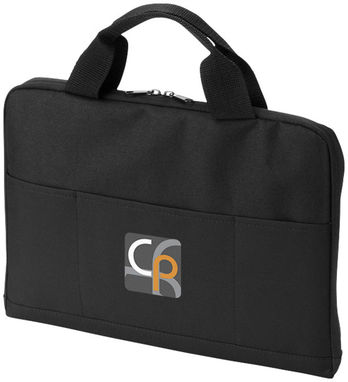 Конференц-сумка Iowa для ноутбука , цвет сплошной черный - 11991201- Фото №2