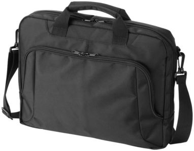 Конференц-сумка New Jersey для ноутбука , колір суцільний чорний - 11991500- Фото №1
