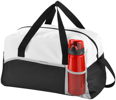 Спортивная сумка Energy, цвет сплошной черный, белый - 11993200- Фото №6