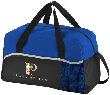 Спортивная сумка Energy, цвет сплошной черный, ярко-синий - 11993201- Фото №3