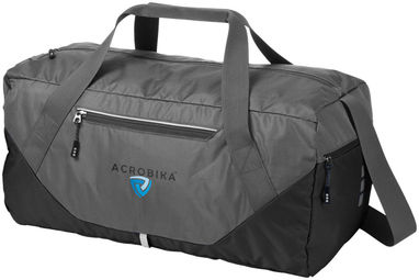 Легкая дорожная сумка Revelstoke, цвет серый, сплошной черный - 11993402- Фото №2