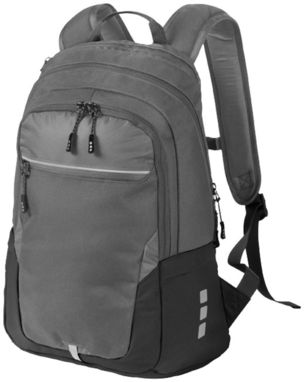 Рюкзак Revelstoke для ноутбука , колір сірий, суцільний чорний - 11993702- Фото №1