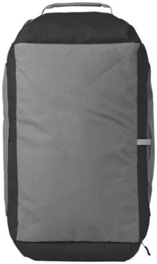 Дорожная сумка-рюкзак Revelstoke, цвет серый, сплошной черный - 11993902- Фото №6