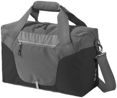 Дорожня сумка Revelstoke, колір сірий, суцільний чорний - 11994002- Фото №1