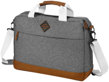 Конференц-сумка Echo для ноутбука , цвет серый меланж - 11994600- Фото №1
