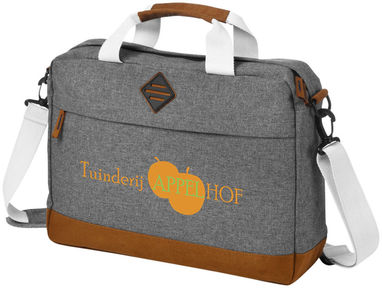 Конференц-сумка Echo для ноутбука , цвет серый меланж - 11994600- Фото №2