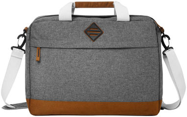 Конференц-сумка Echo для ноутбука , цвет серый меланж - 11994600- Фото №4