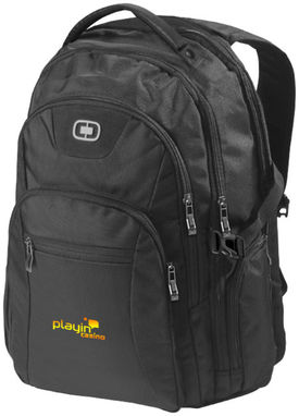 Рюкзак Curb для ноутбука , колір суцільний чорний - 11997600- Фото №2