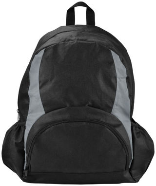 Нетканый рюкзак Bamm-Bamm, цвет сплошной черный, серый - 11998000- Фото №5