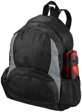 Нетканый рюкзак Bamm-Bamm, цвет сплошной черный, серый - 11998000- Фото №6