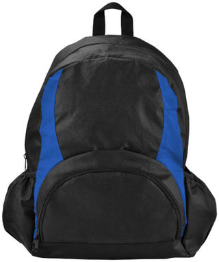 Нетканый рюкзак Bamm-Bamm, цвет сплошной черный, ярко-синий - 11998001- Фото №5