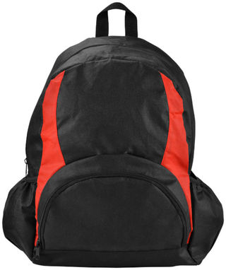 Нетканый рюкзак Bamm-Bamm, цвет сплошной черный, красный - 11998002- Фото №5