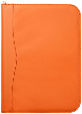 Папка Ebony на блискавці, колір оранжевий - 11998601- Фото №4