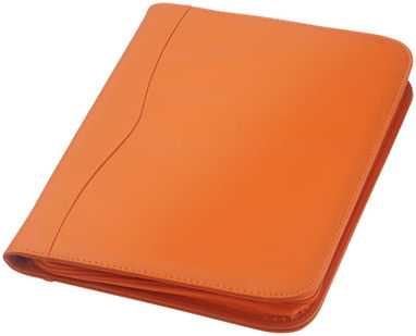 Папка Ebony  на молнии, цвет оранжевый - 11998601- Фото №5