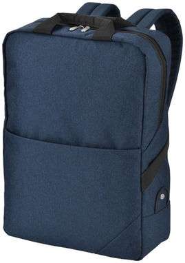 Рюкзак Navigator для ноутбука , колір темно-синій, суцільний чорний - 12000101- Фото №1
