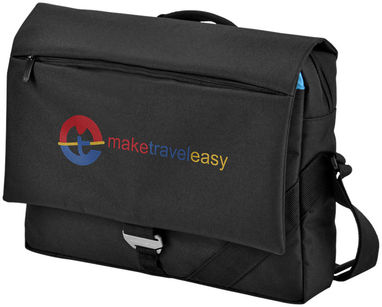 Конференц-сумка Horizon для ноутбука , колір суцільний чорний - 12000300- Фото №2