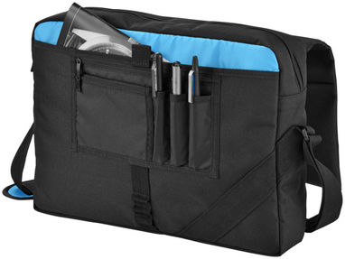 Конференц-сумка Horizon для ноутбука , колір суцільний чорний - 12000300- Фото №4