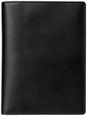 Гаманець для паспорта Harvard, колір суцільний чорний - 12002200- Фото №4