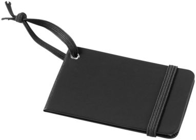 Багажная бирка Tripz, цвет сплошной черный - 12003100- Фото №8
