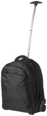 Рюкзак на роликах для ноутбука , колір суцільний чорний - 12003400- Фото №4