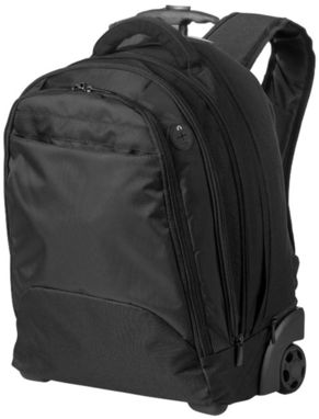 Рюкзак на роликах для ноутбука , цвет сплошной черный - 12003400- Фото №6