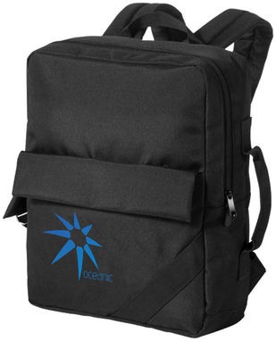 Рюкзак Horizon для ноутбука , колір суцільний чорний - 12007400- Фото №2