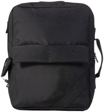 Рюкзак Horizon для ноутбука , колір суцільний чорний - 12007400- Фото №3