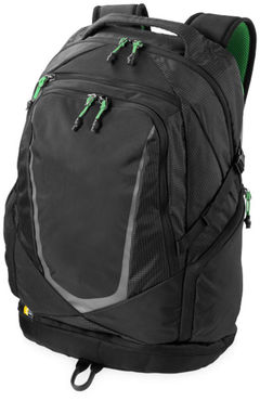 Рюкзак Griffith Park для ноутбука , цвет сплошной черный, зеленый, серый - 12008100- Фото №1