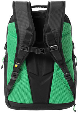 Рюкзак Griffith Park для ноутбука , цвет сплошной черный, зеленый, серый - 12008100- Фото №4