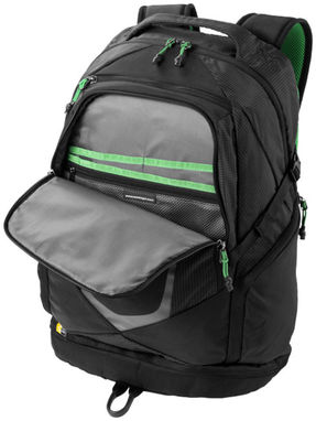 Рюкзак Griffith Park для ноутбука , цвет сплошной черный, зеленый, серый - 12008100- Фото №5