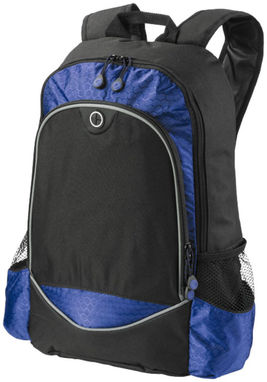 Рюкзак Benton для ноутбука , колір суцільний чорний, яскраво-синій - 12009301- Фото №6