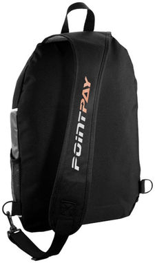 Треугольная городская сумка Vortex для ноутбука , цвет сплошной черный, серый - 12009600- Фото №4