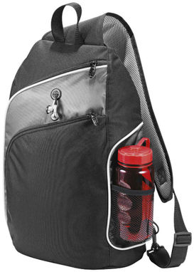 Трикутна міська сумка Vortex для ноутбука, колір суцільний чорний, сірий - 12009600- Фото №7