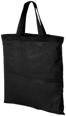 Хлопковая сумка Virginia, цвет сплошной черный - 12011001- Фото №1