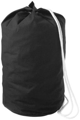 Хлопоковий вещмещок Missouri, колір суцільний чорний - 12011101- Фото №1