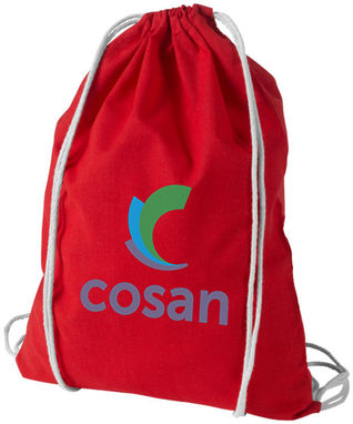 Хлопоковый рюкзак Oregon, цвет красный - 12011304- Фото №2